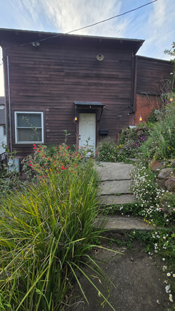 Entrance to cottage - Furnished Tiny House - No Shared Spaces! Great View, Close to Campus