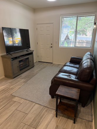 Living area - Furnished 1 Bedroom Studio (Separate Bedroom) | Utilities + Fiber WiFi Included | Available Augu Condo
