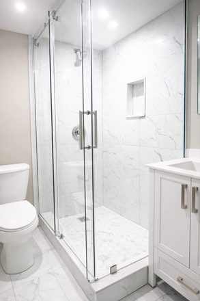 Private Bathroom - 2 private rooms for females in a shared basement at Lorne Park House