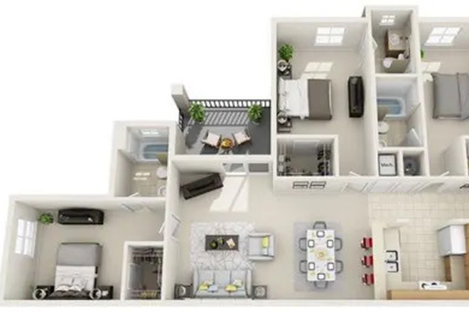 the bedroom available is the first room when you enter. - LOOKING FOR 1 ROOMMATE 2MIN DRIVE TO UCF