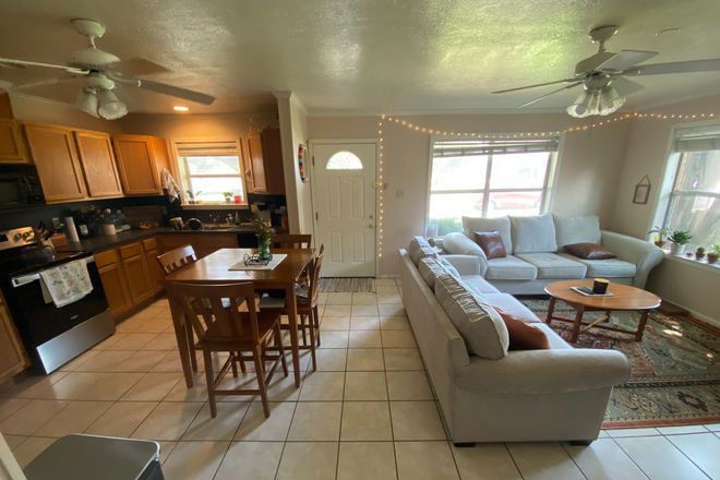 Current Kitchen and front living room - Spring Loop Duplex