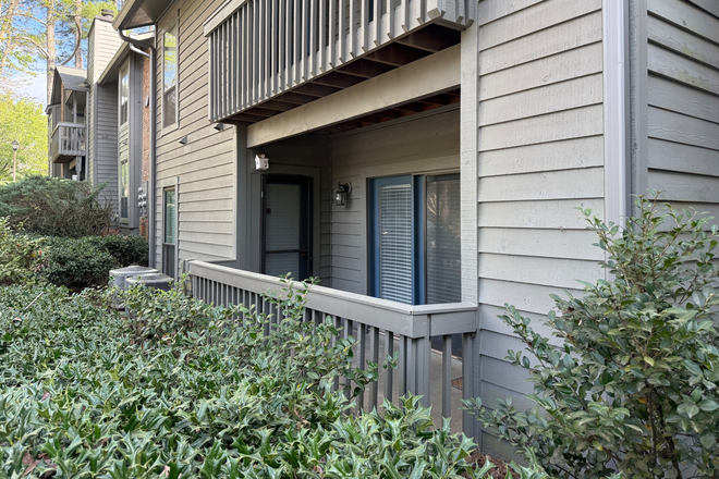 Patio from Outside - An Oasis in Decatur