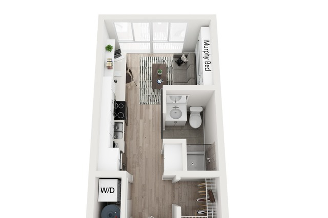 This is the floorplan of this unit. - Urbane