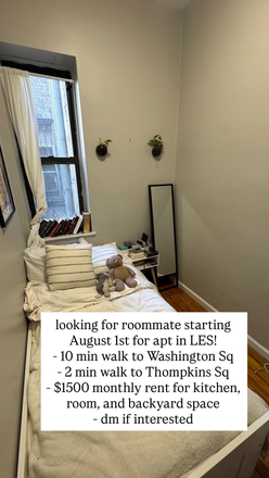 Bedroom and information! - Lower East Side Apartment