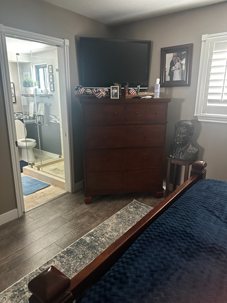 Direct TV, Large Screen TV - Master Bedroom in Orange House