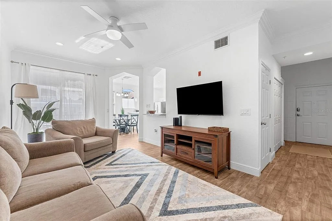 Living Room - Fully Furnished Condo w/ Two Masters Suites