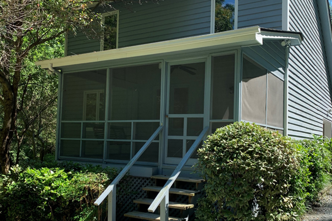Front Entrance from Driveway - Townhome in Country Club Neighborhood (The Oaks)