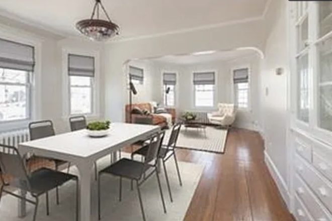 Living Room - Bright 2-Bed with Porch in Roslindale Village – Steps to Transit & Shops!