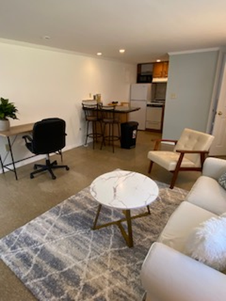 living & kitchen space - Studio-Hamilton Ave-Princeton Apartments