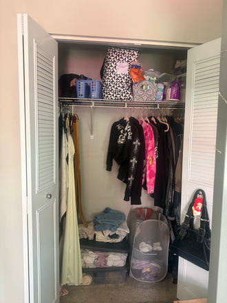 Shared Closet #1 (it's deeper than it looks) - Harbor Point (all girl apartment)