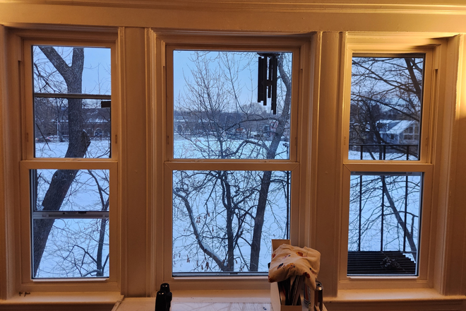 Livingroom/diningroom - Bright 1BR (plus study) Near Fresh Pond Apartments