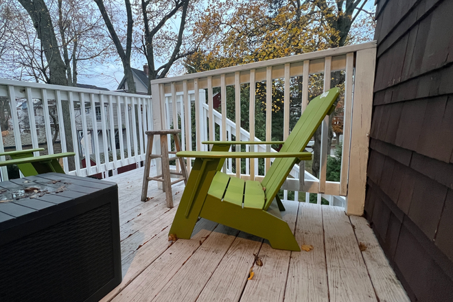 back deck - NO BROKER FEE 5B1B $6000 Available 6/1/26 with 3 Free Parking Spaces Apartments