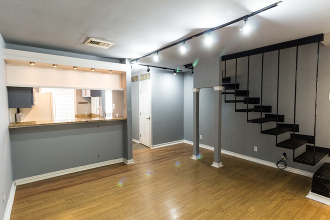 Living Room - 2B 1.5B near Rice, summer sublet and/or continue into 2026-27 school year! Condo