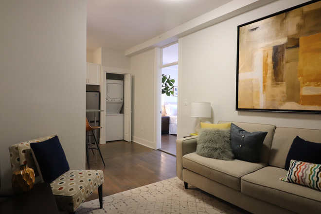 Living room - Renovated 2 bed in Fenway Apartments