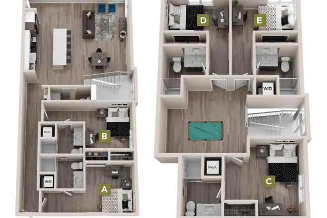 Evergreen Layout - Cloisters