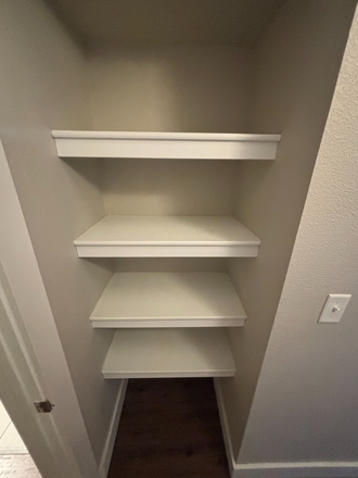 Bedroom storage - The Lux Apartments