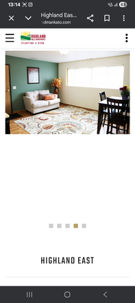 Photo from the website of a general layout of the apartment - Highland Hills Apartments