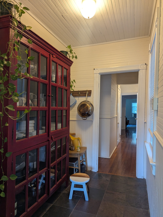 Hallway to rest of house - Furnished room in shared apartment for female-Nassau St-Princeton