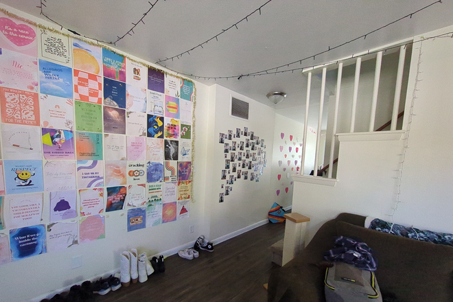 1/2 living room/ hallway - 1 Room for Rent in 3 Bedroom Home, Walkable to Campus