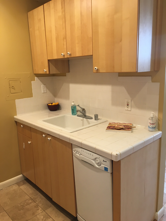 Kitchen - Fully furnished studio in Monroe House, Foggy Bottom