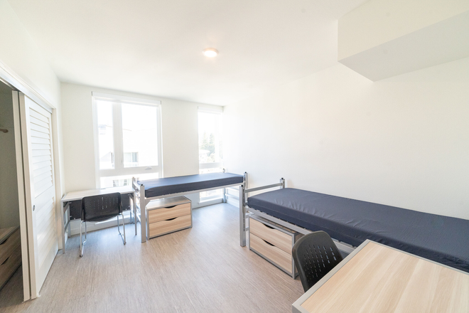 Bedrooms - able to suite double or single - The Kittredge Apartments