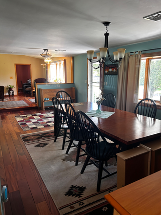 Dining room - House share - 1 BR w/private bath  1 mile from MHC