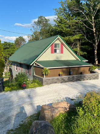 front of shared home - ENTIRE Lakehouse with LAKE ACCESS in HINESBURG