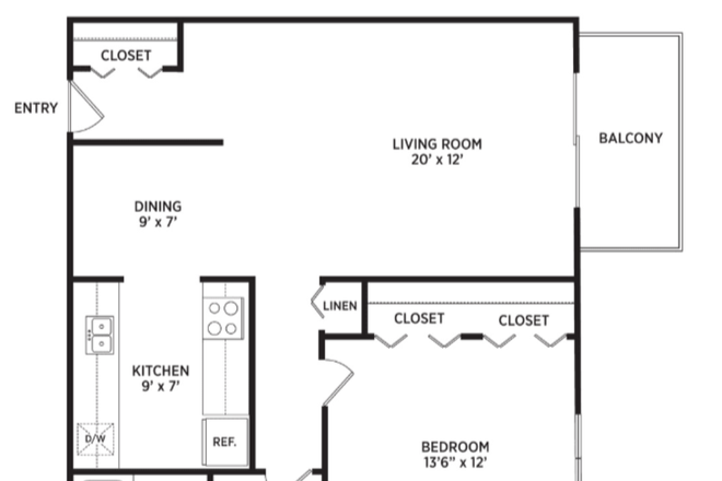 Floor Plan - BerryTree Apartments
