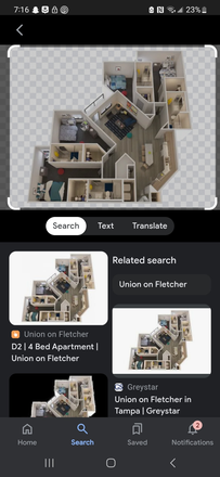 floor plan - Union on Fletcher Apartments