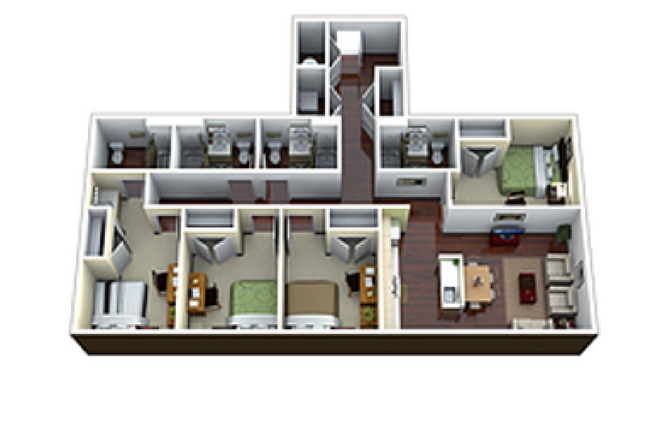 Floorplan - The Continuum Apartments