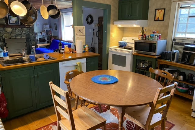 kitchen, living, dining area - Country Greek Revival home (owner occupied) close proximity to UCONN and EASTERN , quiet rural