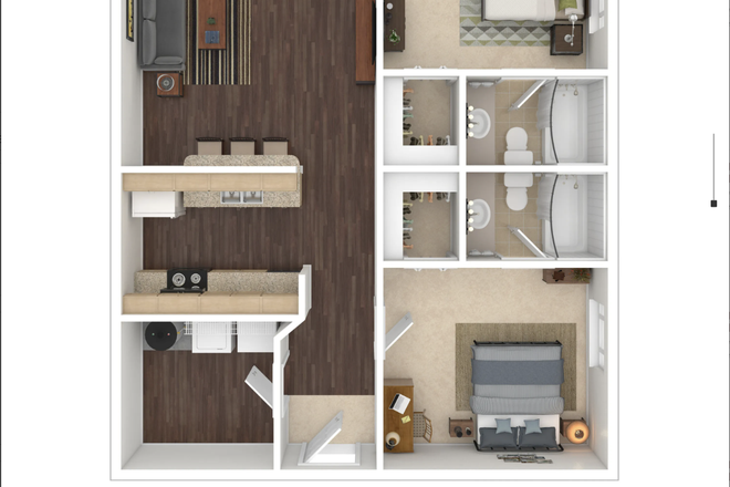 floorplan of the entire unit - collegiatesuites Apartments