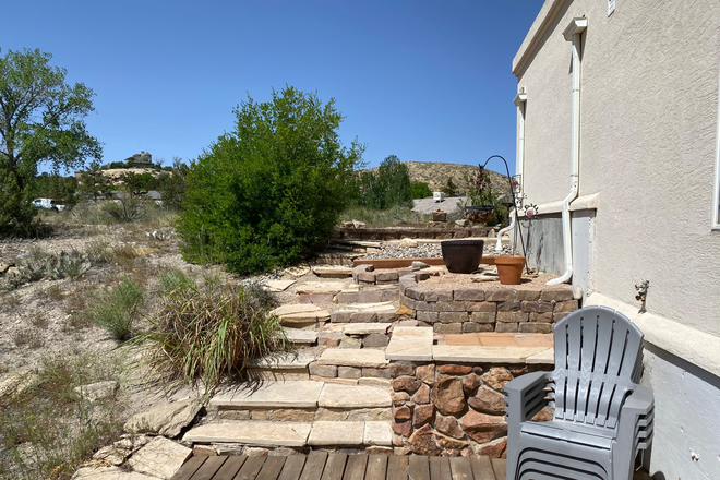 Stairs to backyard - Redlands Townhome (Room Available)