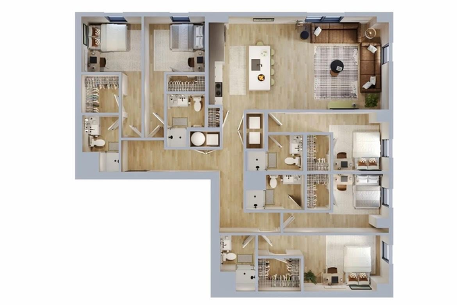 Layout Plan - EVER Knoxville Sublet Close to campus