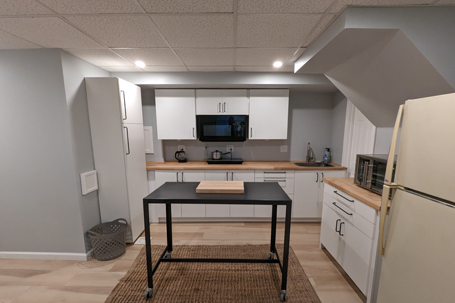 Kitchen - Furnished, Renovated One-Bedroom Apartment in College Park. Utilities Included.