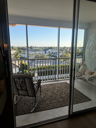 Patio - STEPS TO THE BEACH!!!  Fully Furnished  2 BED 2 BATH Near FAU