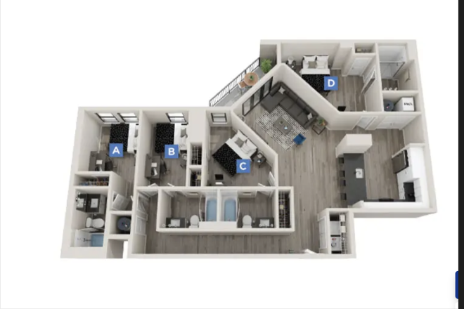 Floorplan - The Standard at College Park Apartments