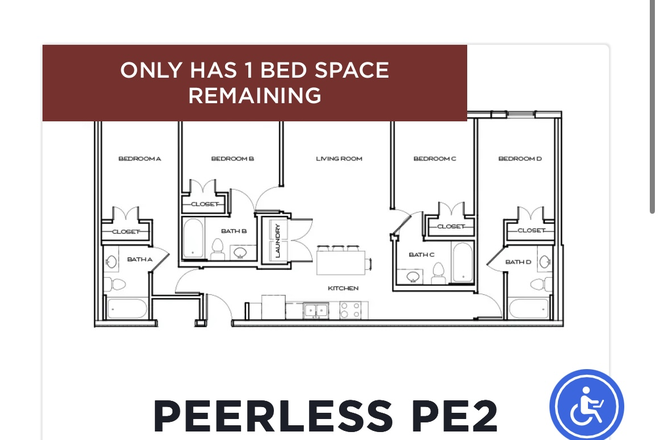 Leasing Bedroom B - The Standard