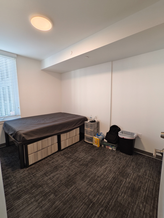 Bedroom (desk moved to living room) - Union on Knox apartment, 1 bedroom in a 2B2B unit