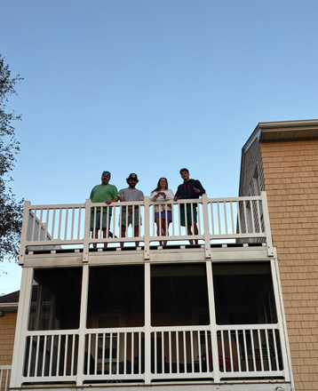 Back decks - 4 Bedroom 3 bath 2 driveways Sand Hill Cove House