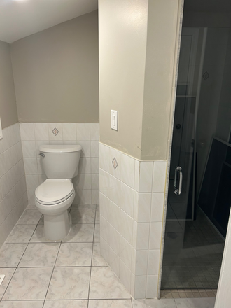 Toilet and shower - 266 Clinton st -main floor