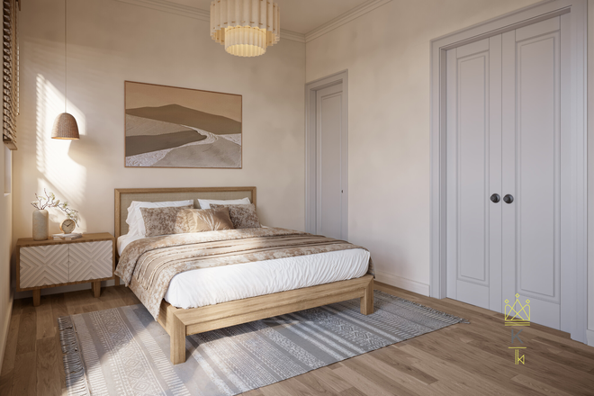 bedroom - New construction 3 bed/2 bath with balcony and parking included! Apartments