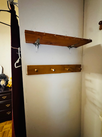 Hooks and storage - Cozy room in Mishawaka home