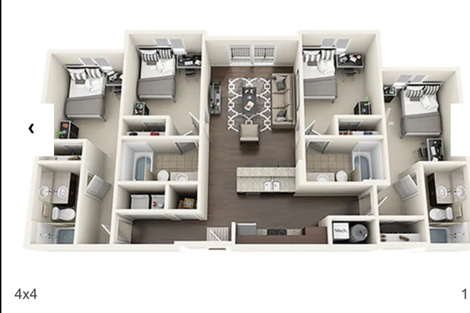 Apartment layout - University park