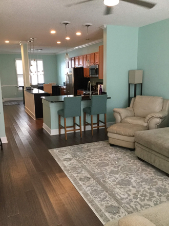 Living room & Kitchen area - ROOM FOR RENT -WHITNEY LAKES JOHNS ISLAND Townhome