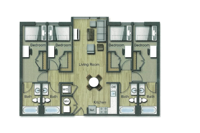 Unit Overview - Terrapin Row Sublease Spring 2027 (Jan-July)