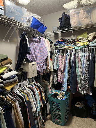 Huge walk in Closet - Luxury One Bedroom in the Corvina Apartments Old Market
