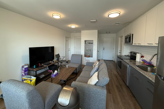 Living Room - Tempo College Park Apartments