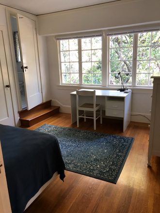 room - Lovely room with private bathroom in North Berkeley Hills with kitchen and laundry facilities
