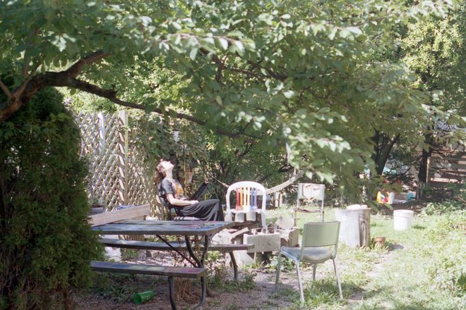 Exterior - backyard - Bower Cooperative Housing House